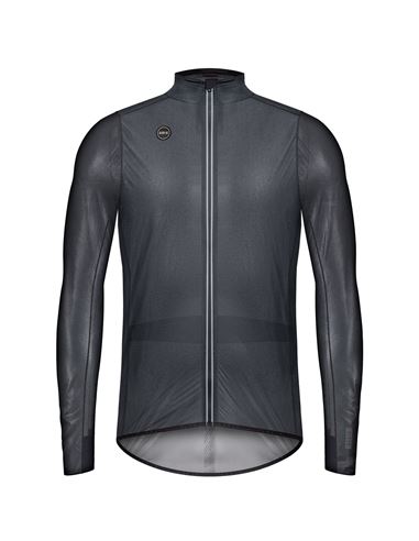 CHAQUETA LIGERA IMPERMEABLE PLUVIA UNISEX TRUE BLACK