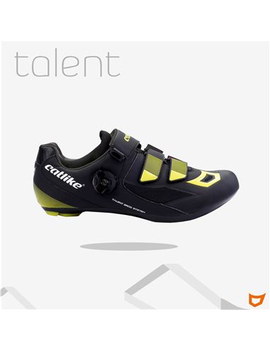 ZAPATILLAS CATLIKE TALENT ROAD NEG/AMA T-40